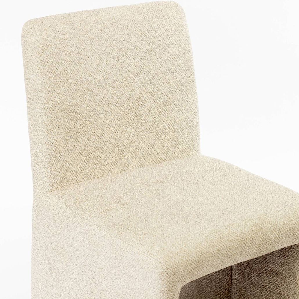 Современный Стул Fully Chair Светло-бежевая Букле