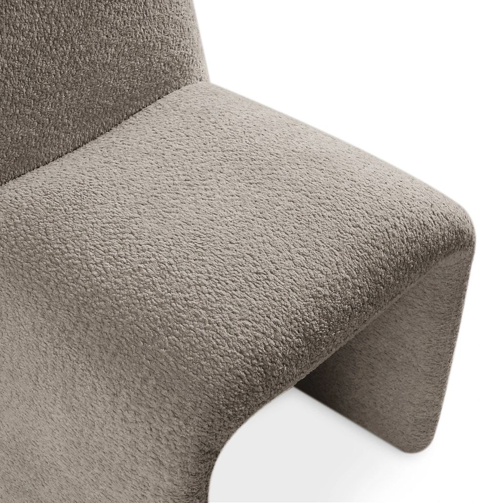 Современный Стул Fully Chair Коричневый Букле