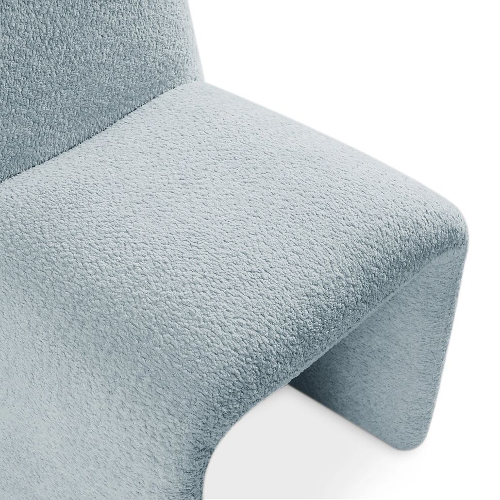 Современный Стул Fully Chair Голубой Букле