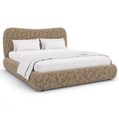 Кровать UMA beige бежевое букле