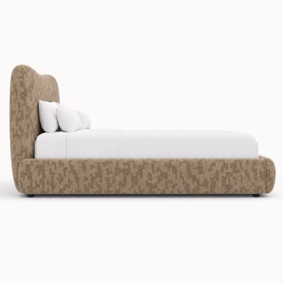 Кровать UMA beige бежевое букле