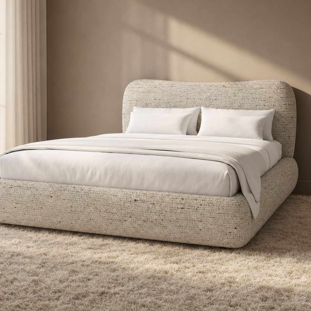 Диван UMA Light beige светло-бежевое букле