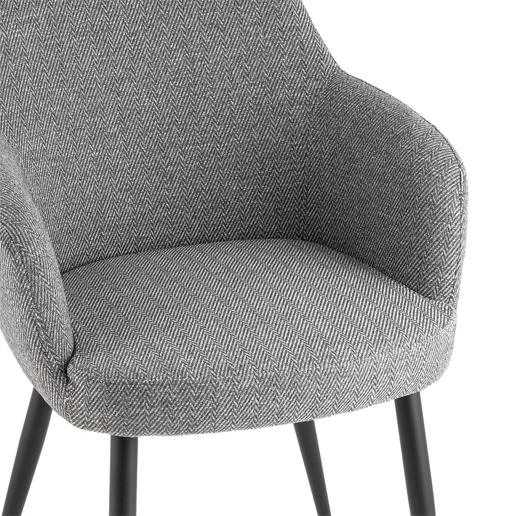 Luke Dining Chair Стул ваби-саби Серый