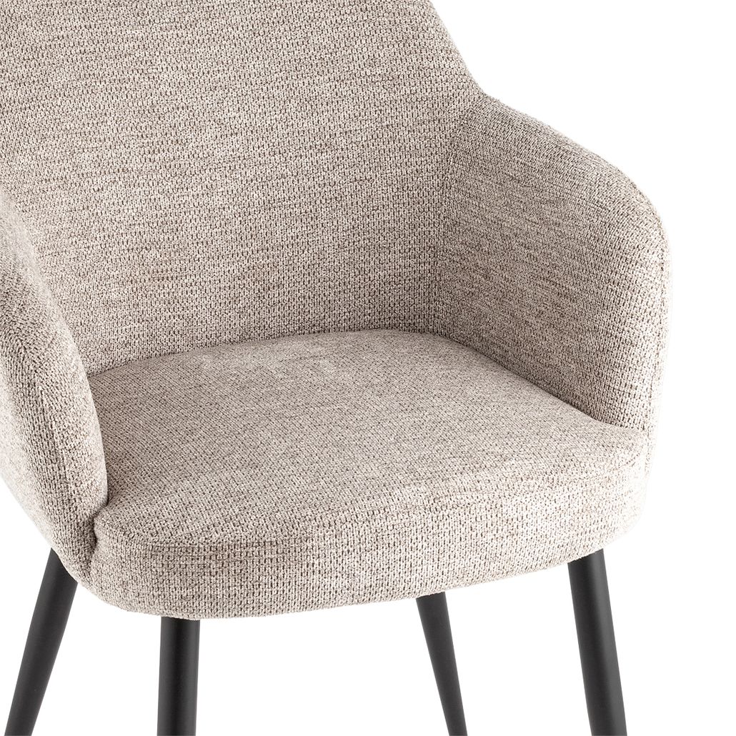 Luke Dining Chair Стул ваби-саби Бежевый