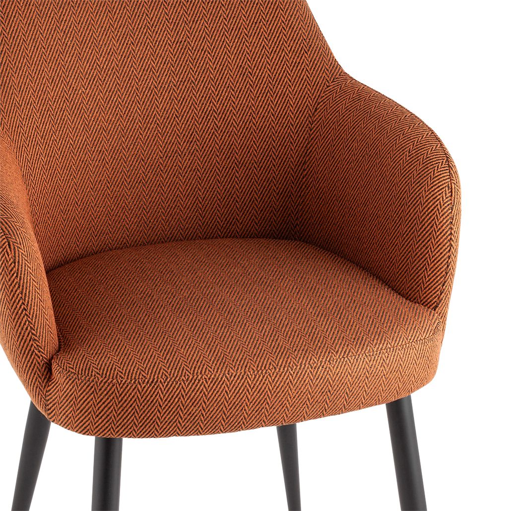 Luke Dining Chair Стул ваби-саби Терракотовый