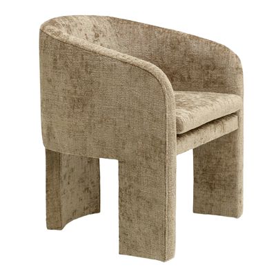 Современный Стул Dango Dining Chair Бежевый шенилл