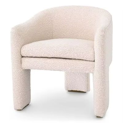 Современный Стул Dango Dining Chair Молочное букле