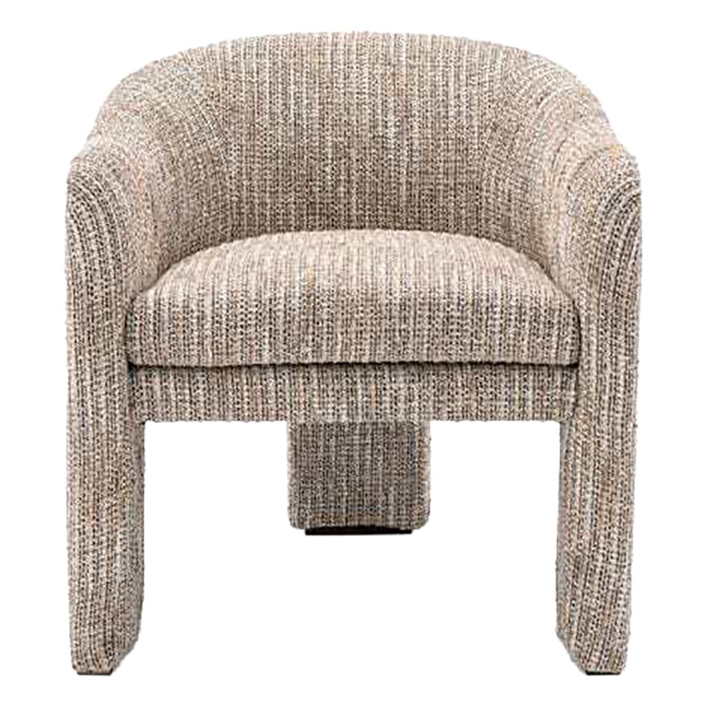Современный Стул Dango Dining Chair Бежевое букле