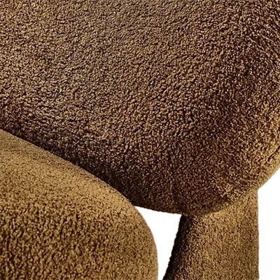 Дизайнерское Кресло-качалка Twig Rocking Chair Beige Букле вечерний песок