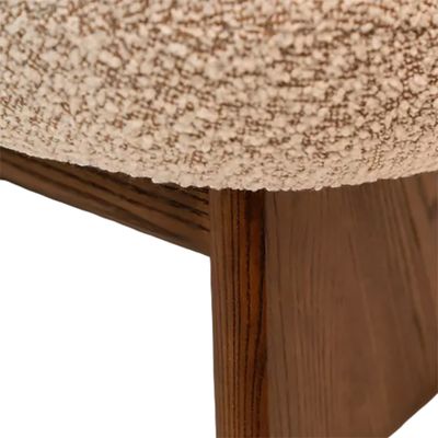 Дизайнерское Кресло-качалка Twig Rocking Chair Milky деревянные ножки