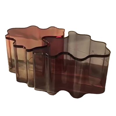 Amoeba Coffee table двойной Кофейный столик из акрила цвет янтарь и кофе