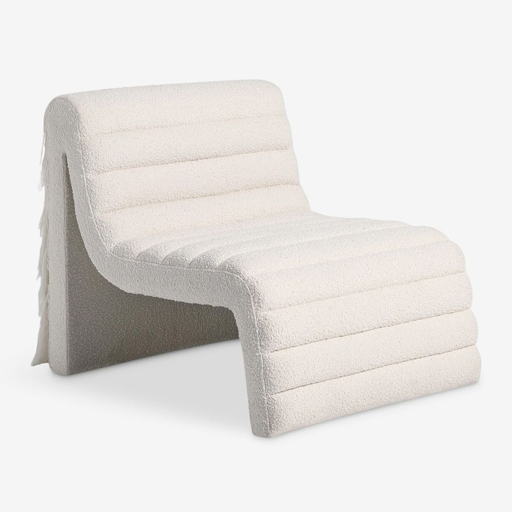 Дизайнерское кресло Leon Accent Chair букле