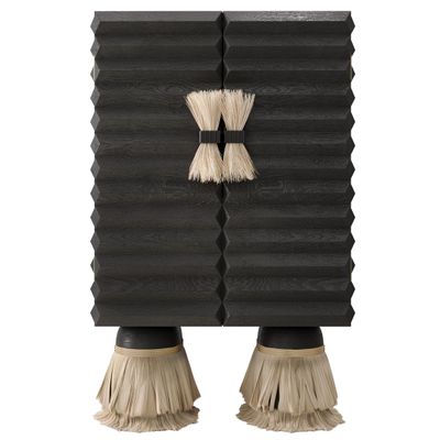 Кабинетный шкаф ZANZIBAR Relief Black