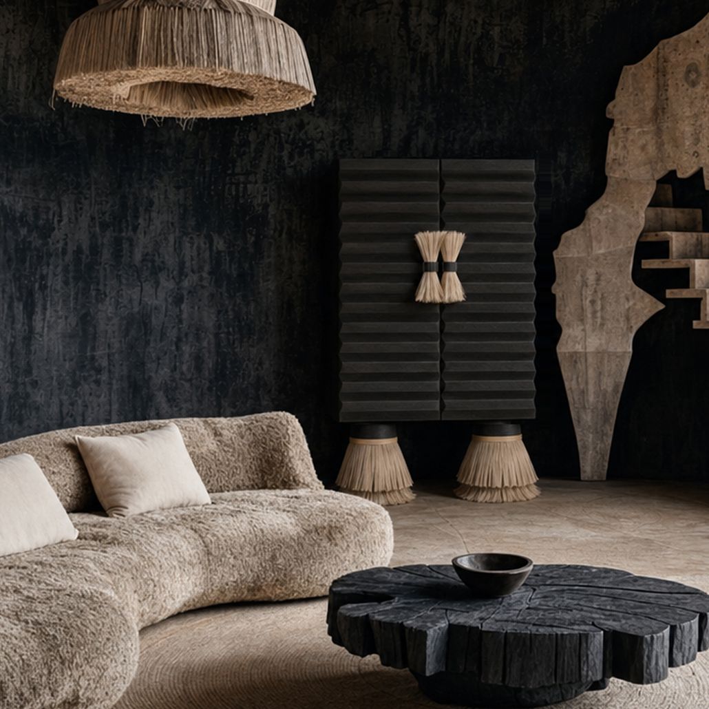Кабинетный шкаф ZANZIBAR Relief Black