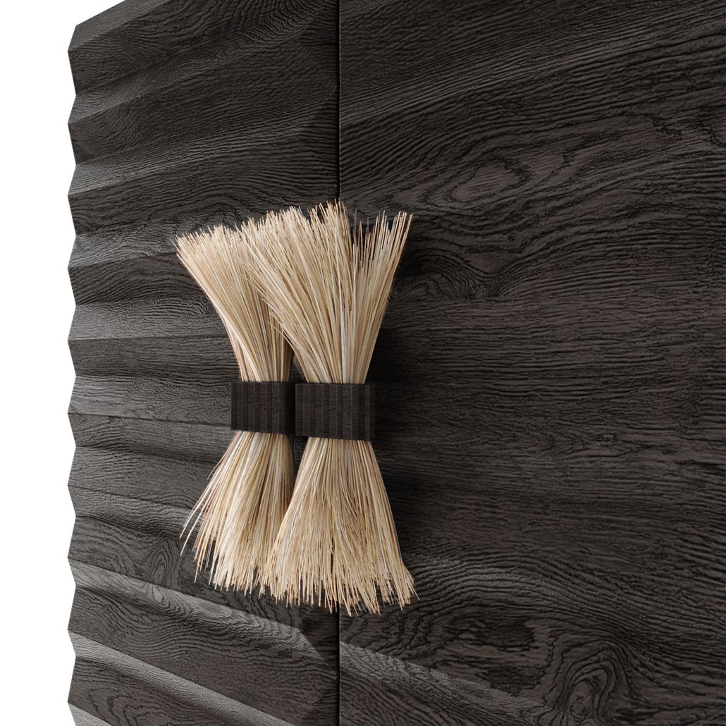 Кабинетный шкаф ZANZIBAR Relief Black