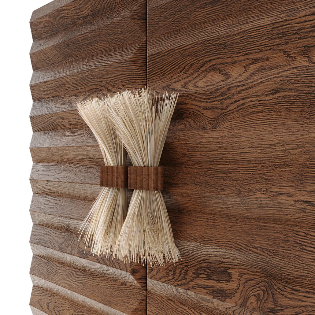 Кабинетный шкаф ZANZIBAR Relief Brown