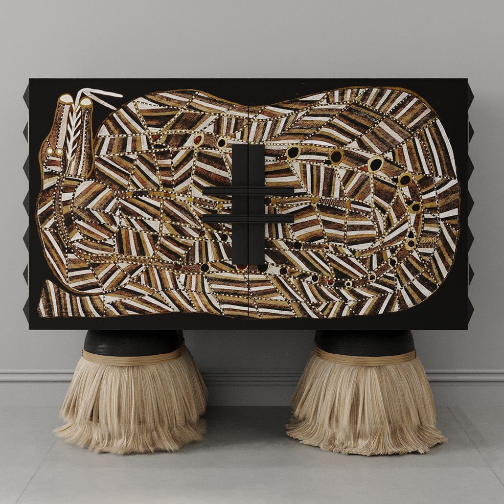 Буфет ZANZIBAR Snake Black