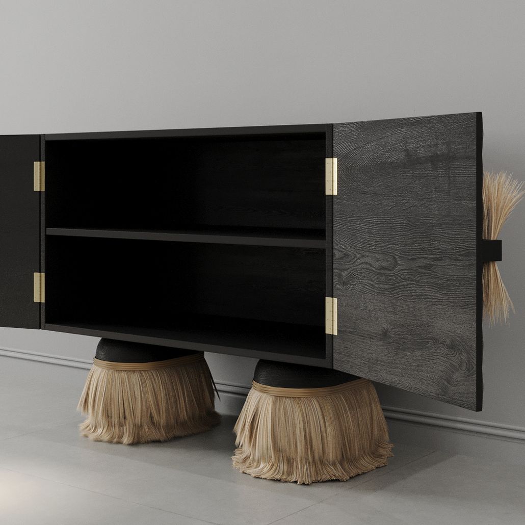 Буфет ZANZIBAR Relief Black