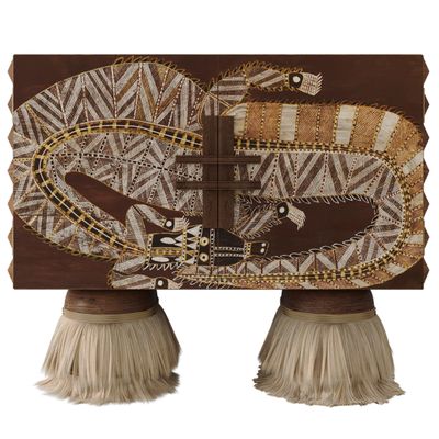 Буфет ZANZIBAR Crocodile Brown
