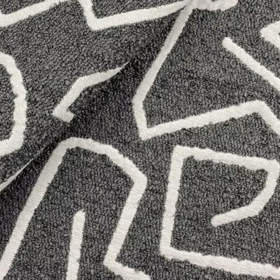 Ткань Букле Zigzag Grey Fabric N 2-2067