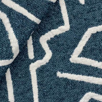 Ткань Букле Zigzag Blue Fabric N 2-1722