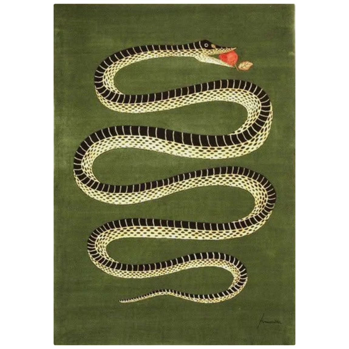Дизайнерский Ковер Green Snake