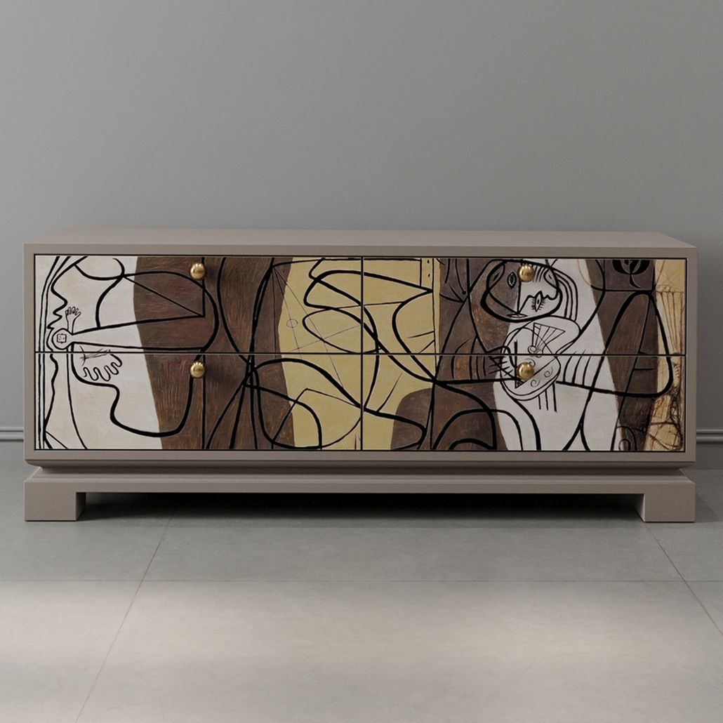 TV-тумба Morfey Artist and Model 4 ящика
