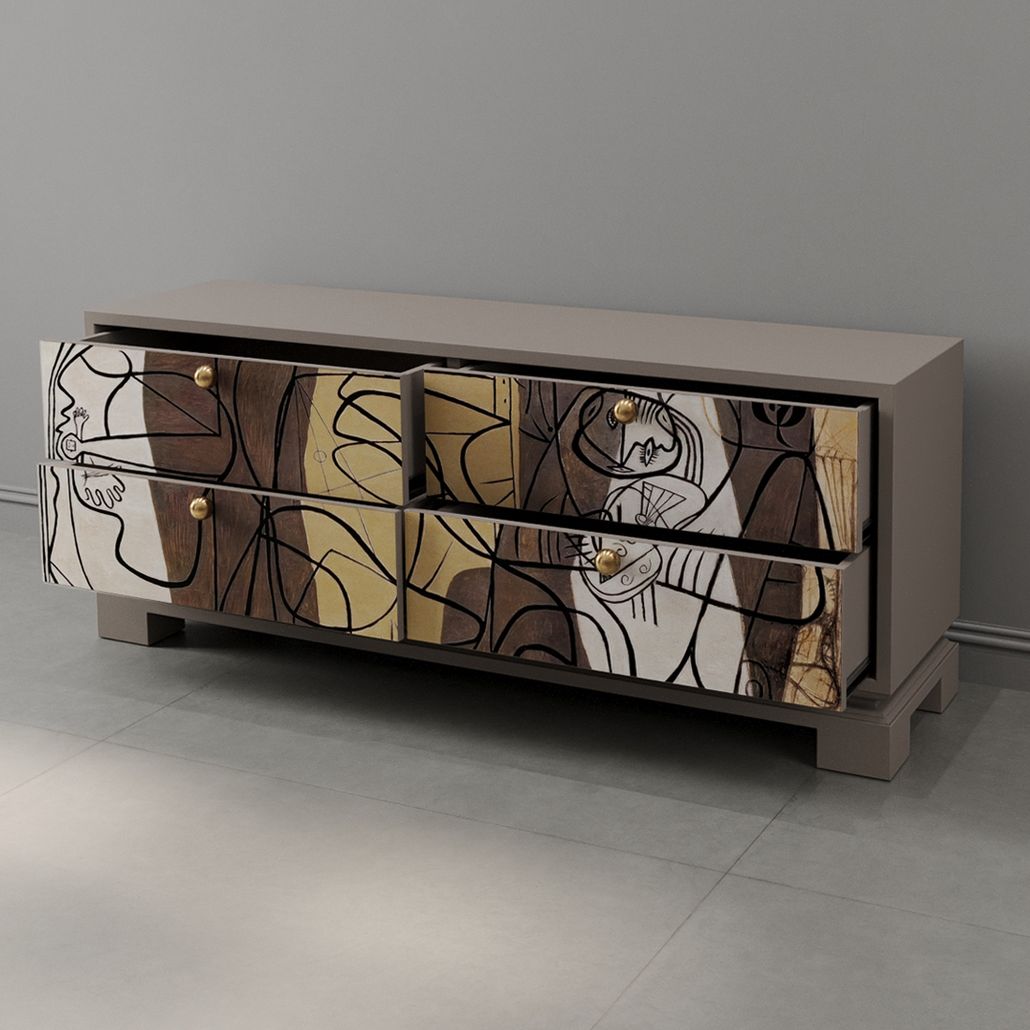 TV-тумба Morfey Artist and Model 4 ящика