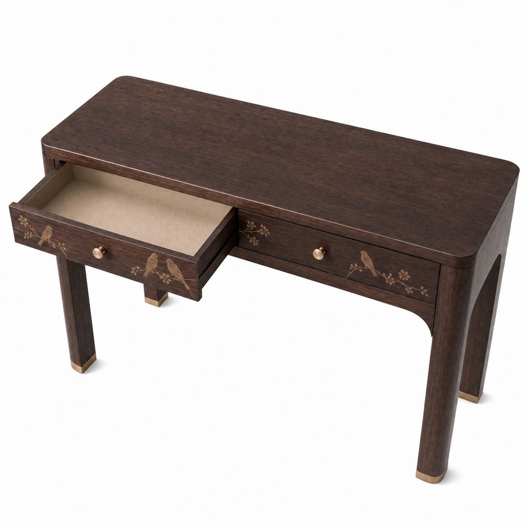 Консоль Sakura Console Brown с двумя ящиками