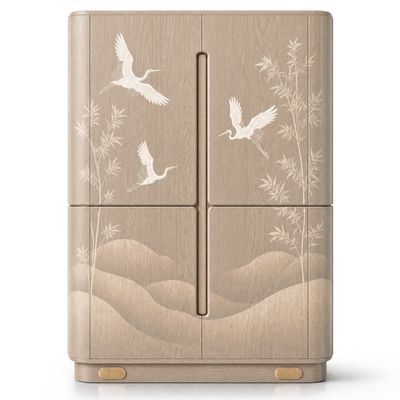 Шкаф Cranes Japanese Garden Beige Wardrobe