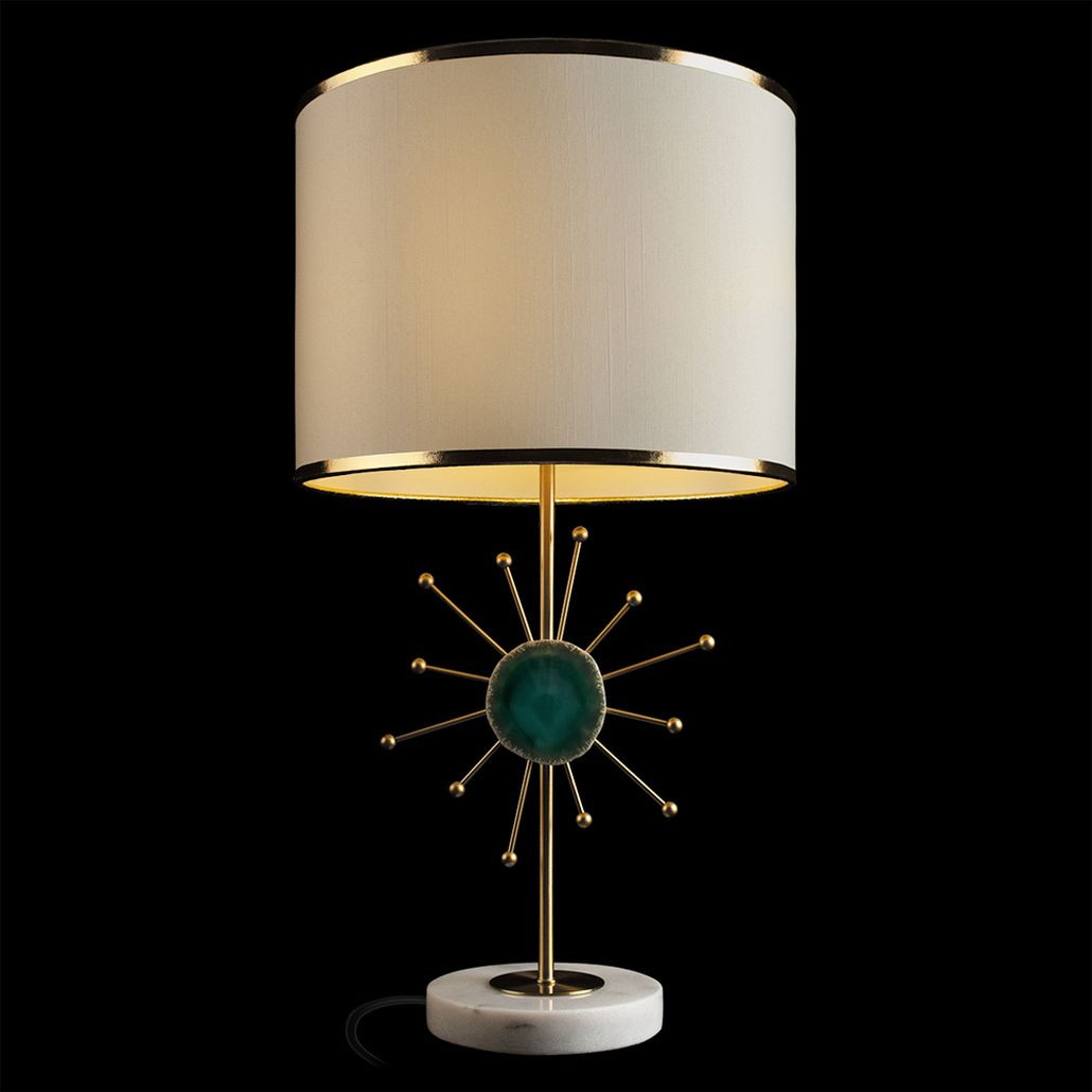 Настольная лампа Green Sun Agate Lamp