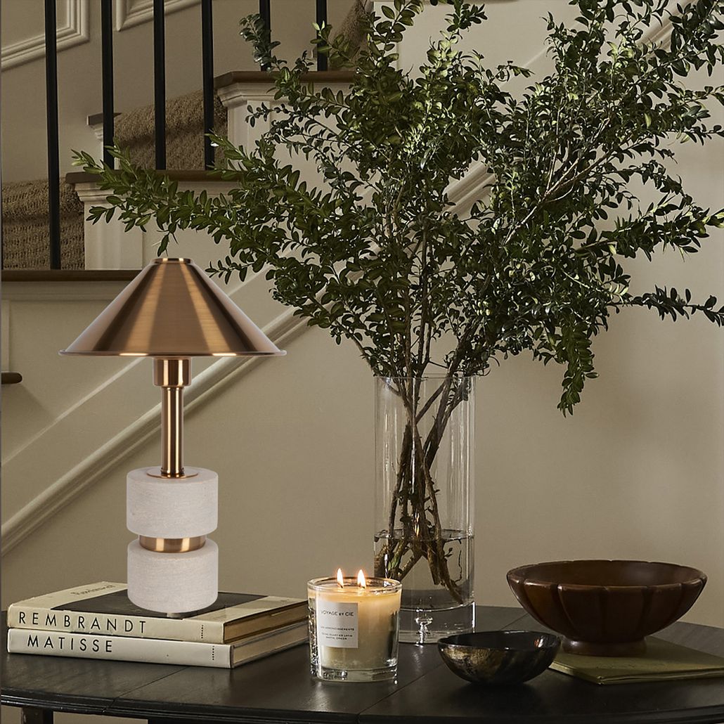 Настольная лампа Shaw Big Travertine Lighting