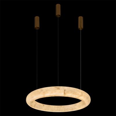 Круглый подвесной светильник Marble Round Chandelier 80см