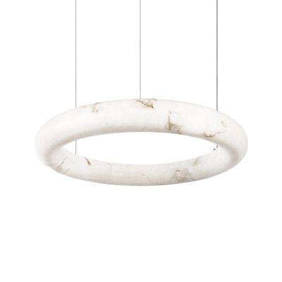 Круглый подвесной светильник Marble Round Chandelier 80см