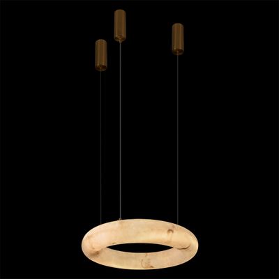Круглый подвесной светильник Marble Round Chandelier 60см