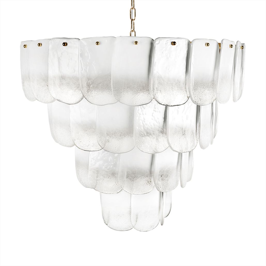 Подвесная люстра Sequins White Gradient Белый градиент 60 см