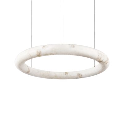 Круглый подвесной светильник Marble Round Chandelier 100см