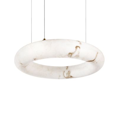 Круглый подвесной светильник Marble Round Chandelier 60см