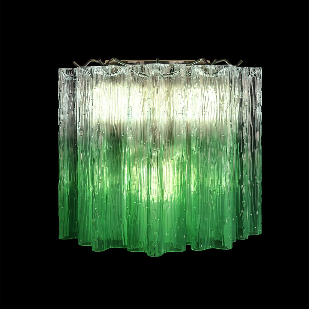 Бра Green Lagoon glass Зеленый градиент