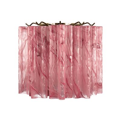 Бра Pink Lagoon glass Розовое стекло