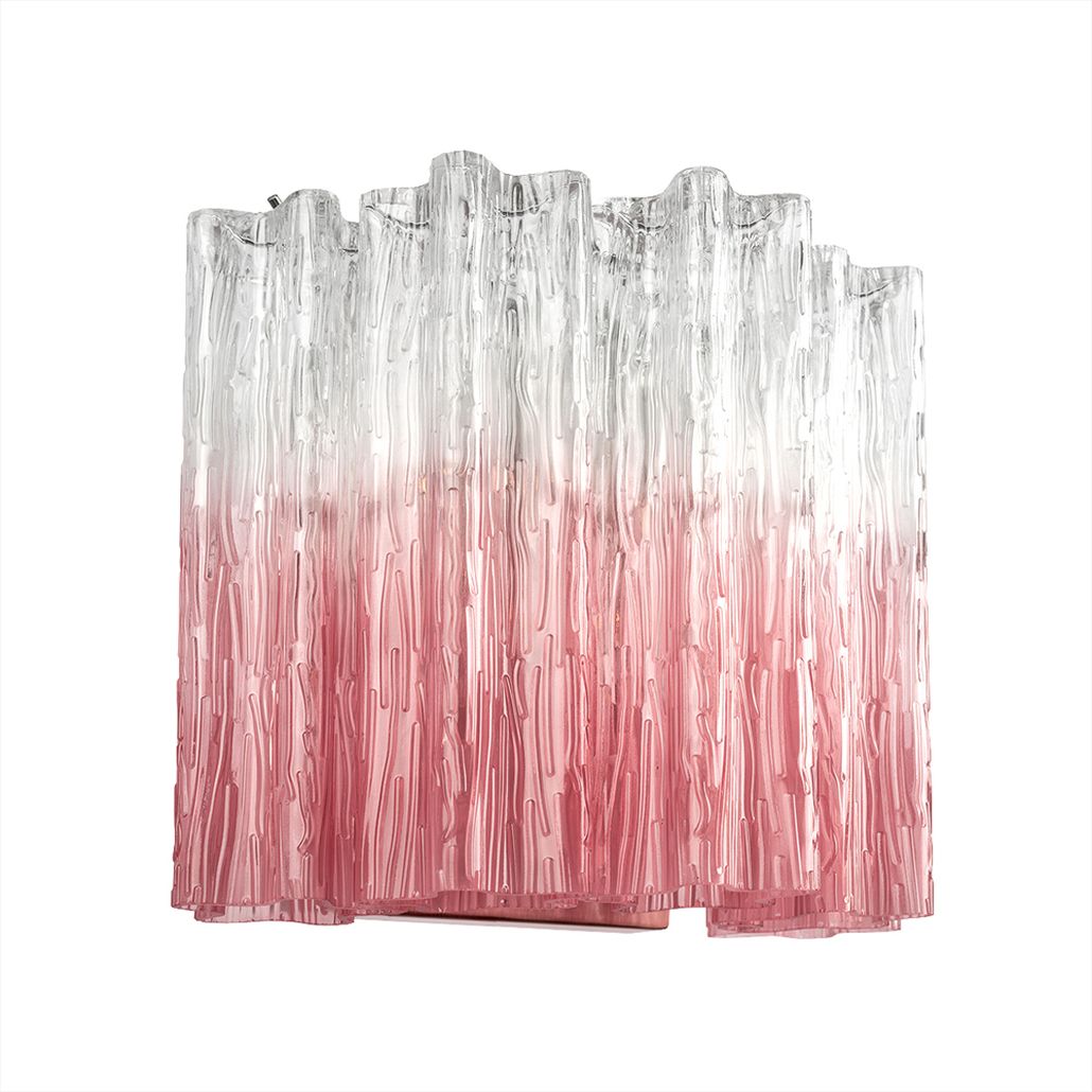 Бра Pink Lagoon glass Розовый градиент