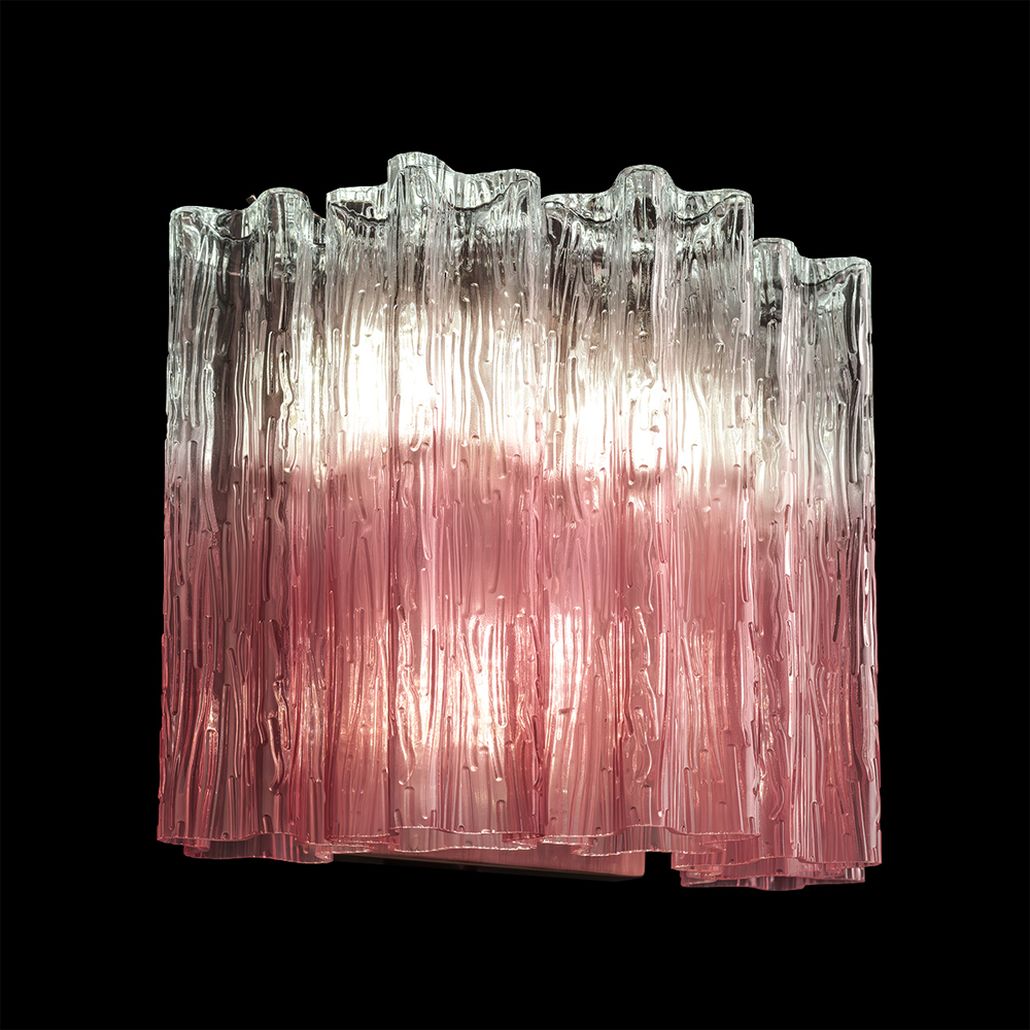 Бра Pink Lagoon glass Розовый градиент
