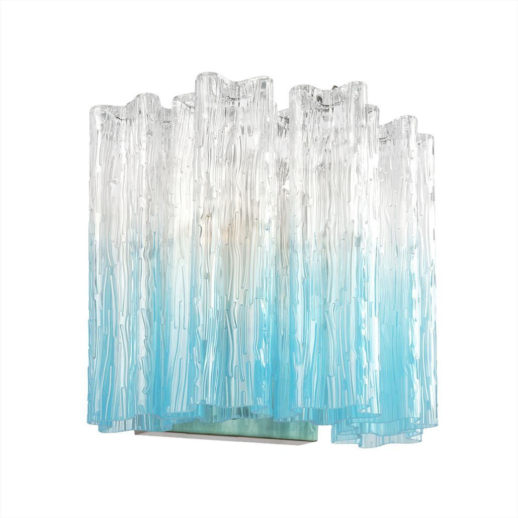 Бра Blue Lagoon glass Синий градиент