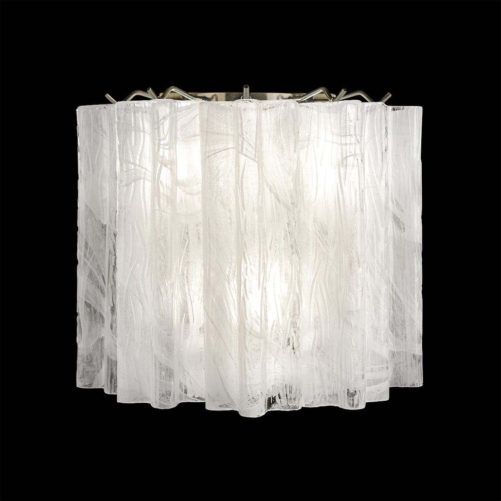 Бра White Lagoon glass Белое стекло