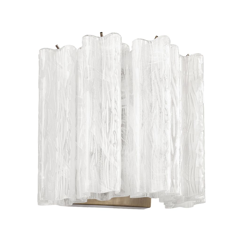 Бра White Lagoon glass Белое стекло
