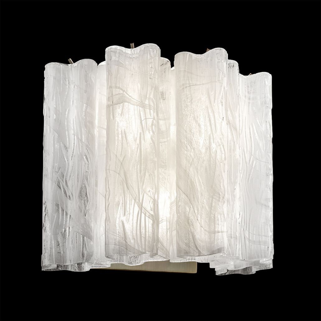 Бра White Lagoon glass Белое стекло