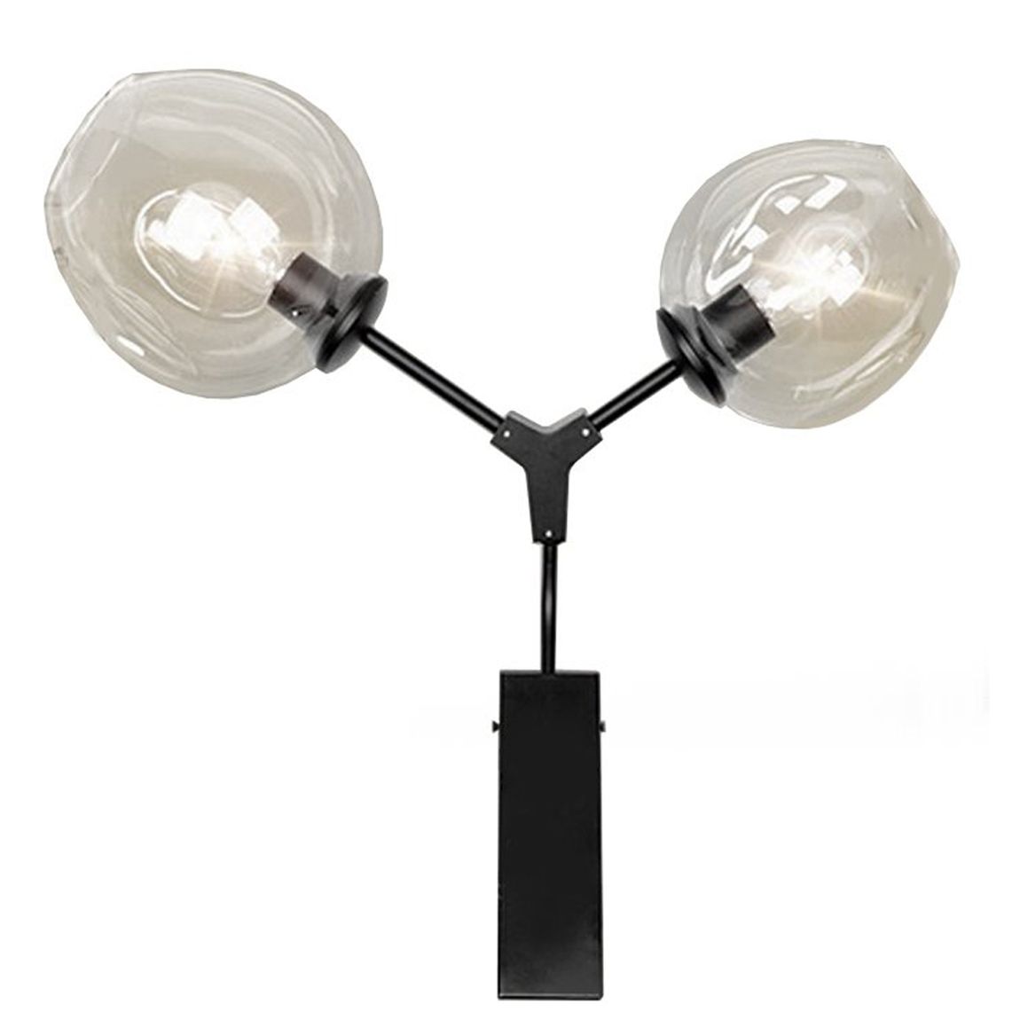 Бра Сrumpled Glas Wall Lamp