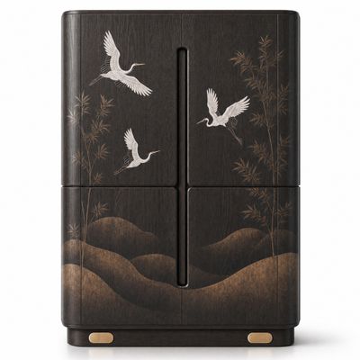 Шкаф Cranes Japanese Garden Coffee Wardrobe