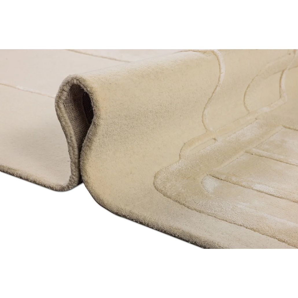 Индийский ковер однотонный с текстурой Velvet Plain Carpet