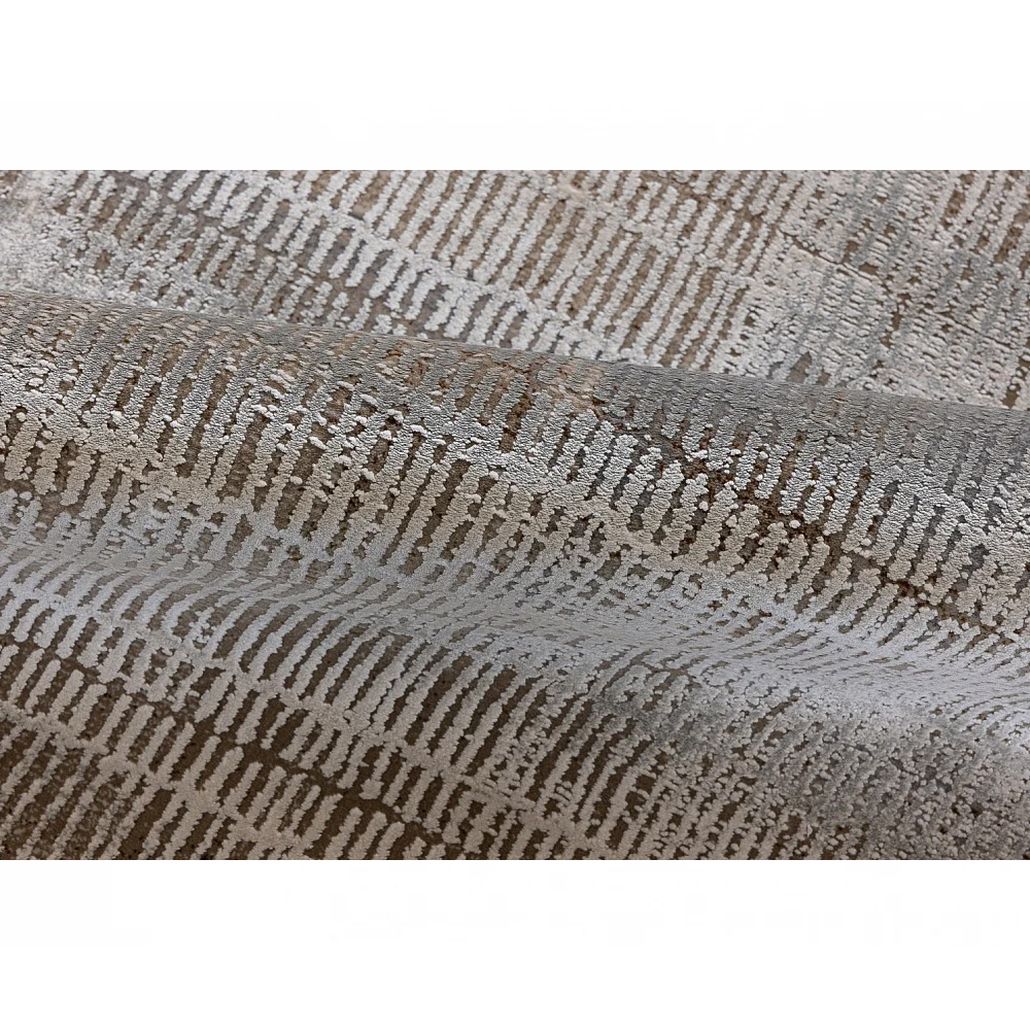 Ковер фигурный в современном стиле Binding Beige